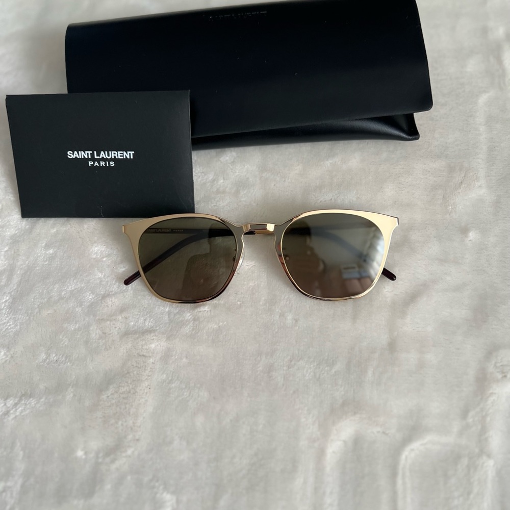 Saint Laurent 51mm round oval sunglasses